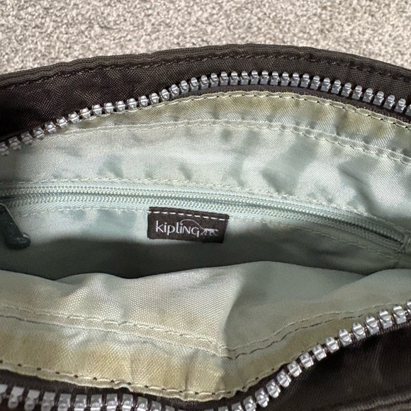 Kipling Annabelle Brown Crossbody Double Zip Bag - Picture 7 of 10